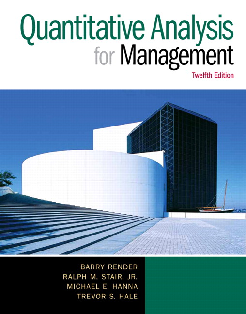 quantitative analysis solution manual harris 7th